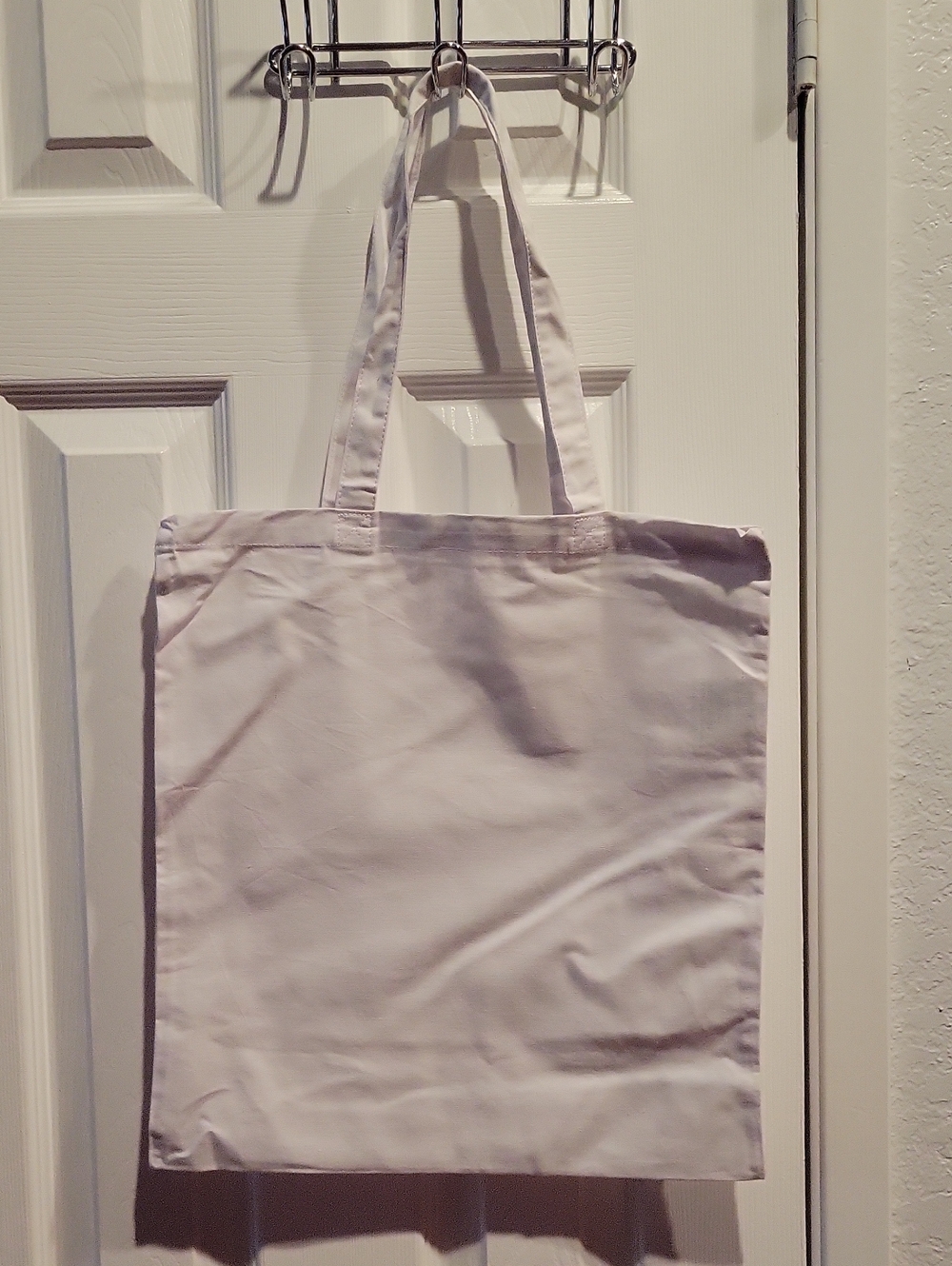 True Crime Social Club White Graphic Tote Bag - Picture 3 of 3